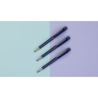 Ручка шариковая ZENO M, красный, темно-синий-1