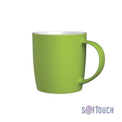 Кружка Best, покрытие soft touch, зеленое яблоко-0