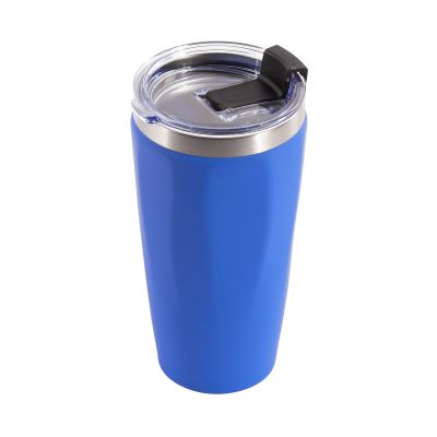 Термостакан Calypso 500 мл, покрытие soft touch, синий-0