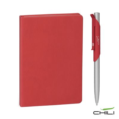 Подарочный набор Корсика, покрытие soft touch, красный-0