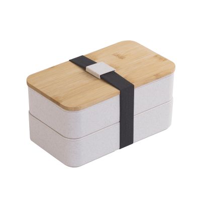 Контейнер для ланча Natural с приборами, натуральный-0