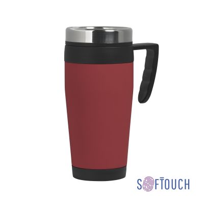 Термокружка Австралия 400 мл, покрытие soft touch, красный-0