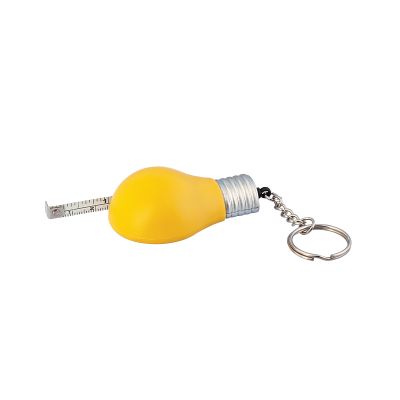 Брелок-рулетка Лампочка, желтый-1
