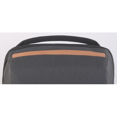 Рюкзак City с USB-разъемом, черный с коричневым-6