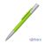 Ручка шариковая Clas, покрытие soft touch, зеленое яблоко