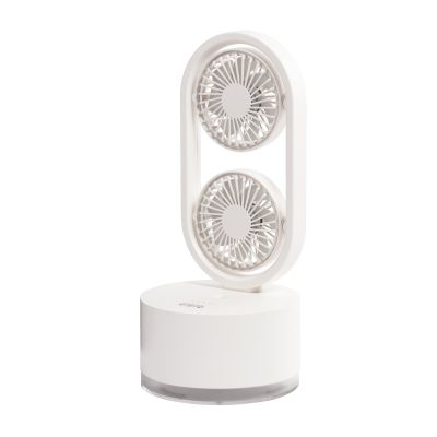 Портативный увлажнитель воздуха Smart Wind с двумя вентиляторами, белый-0
