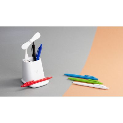 Ручка шариковая Phil из антибактериального пластика, синий-5