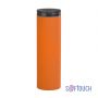 Термостакан Брайтон 500 мл, покрытие soft touch, оранжевый