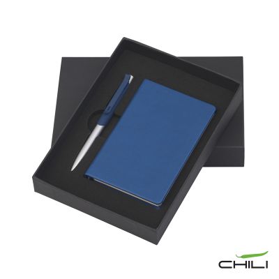 Подарочный набор Корсика, покрытие soft touch, синий-2