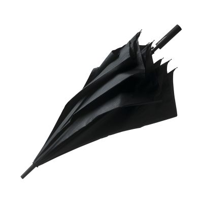 Зонт-трость Grid City, черный-0