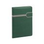 Ежедневник недатированный Бари, формат А5, зеленый с серым