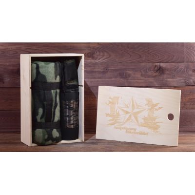 Набор Защитнику Отечества 3 предмета, футляр, камуфляж-0