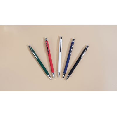 Блокнот Magnet с ручкой Trade на магните, с подставкой под смартфон, черный с синим-6