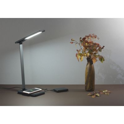 Лампа с беспроводным зарядным устройством High Light, черный-1