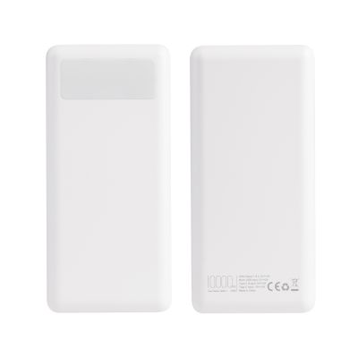 Зарядное устройство Lumos 10000 mAh с фонариком, белый-0