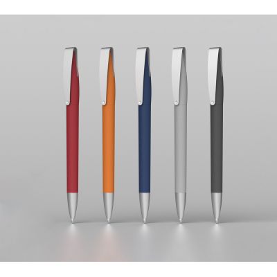 Ручка шариковая COBRA SOFTGRIP MM, темно-синий-2