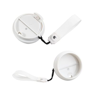 Термостакан Eclipse 400 мл, покрытие пудра, серый, белый-5