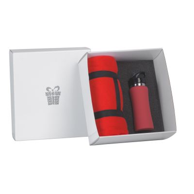 Набор подарочный Спортивная пауза, красный-0