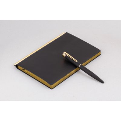 Набор подарочный Саммит, черный с золотом-4