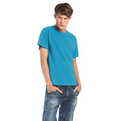 Футболка мужская Exact 190 Top/men, ярко-бирюзовый-0