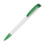 Ручка шариковая JONA T, белый/оранжевый прозрачный#, белый с зеленым