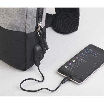 Рюкзак Single на одно плечо, серый-5