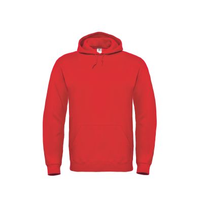 Фуфайка с капюшоном ID.003, красный-1