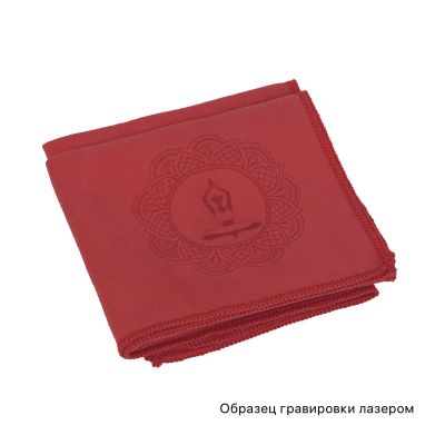Салфетка из микрофибры спортивная Тонус, красный-1