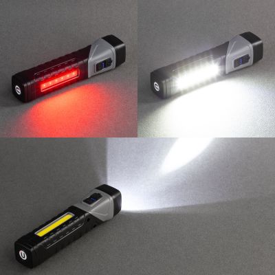 Фонарик Fix, черный с серым-5