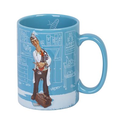 Кружка Доктор, голубой-0