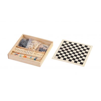 Набор игр Joy 4в1, натуральный-7