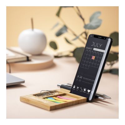 Настольный органайзер-подставка Woodland, натуральный-1