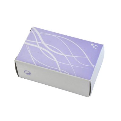 Скрепочница, белый/голубой-1