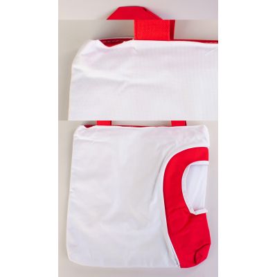 Сумка пляжная Карибские острова, красная/белая#, белый с красным-1