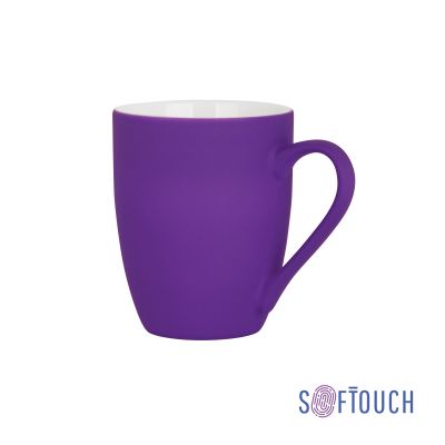 Кружка Trend, покрытие soft touch, фиолетовый-0
