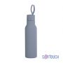 Бутылка для воды Фитнес, покрытие soft touch, 0,7 л., серый