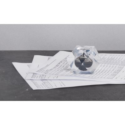 Пресс-папье Нефтяная капля, прозрачный-3