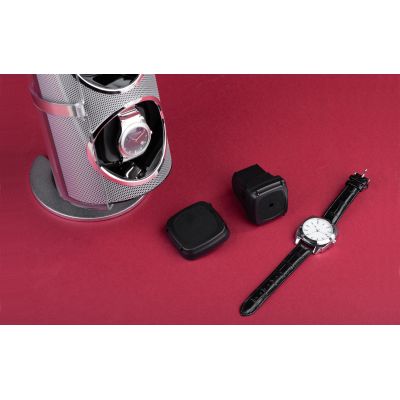 Шкатулка для часов с подзаводом, черный-1