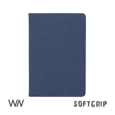 Ежедневник недатированный Флоренция, А5, покрытие soft grip, синий-0