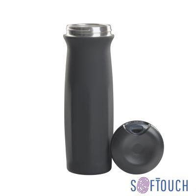 Термостакан Аризона 630 мл, покрытие soft touch, черный-1