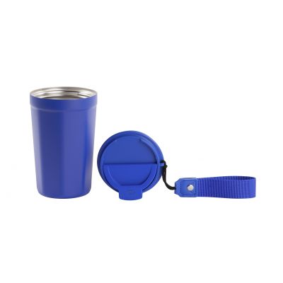 Термостакан Eclipse 400 мл, покрытие пудра, синий, синий-4