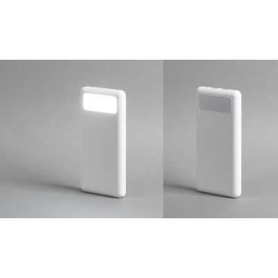 Зарядное устройство Lumos 10000 mAh с фонариком, белый-1