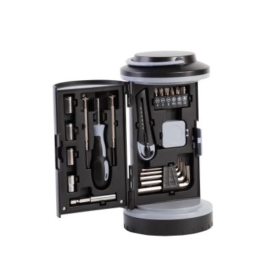 Набор инструментов Pod с фонарем, черный с серым-2