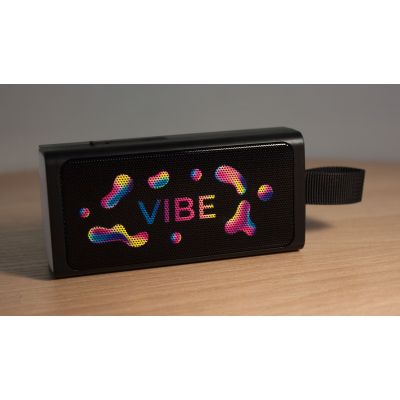 Bluetooth колонка Vibe 5Вт с фонариком и магнитным креплением, черный-3