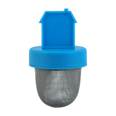 Поплавок для чая Домик, синий-0