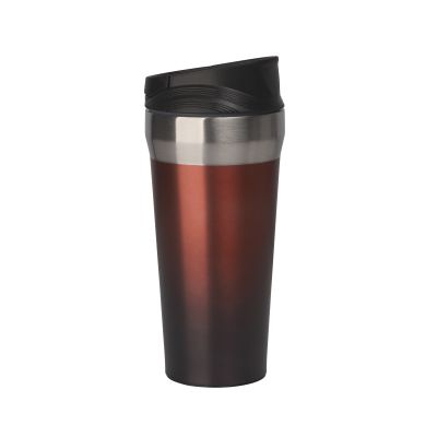 Термостакан с присоской Константа 420 мл, черный с красным-0