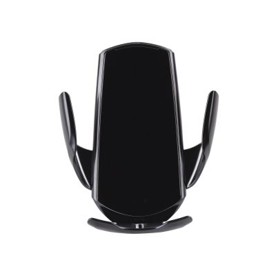 Автомобильное сенсорное беспроводное (15W) зарядное устройство Titan с набором переходников для магнитной зарядки, с подсветкой логотипа, черный-0