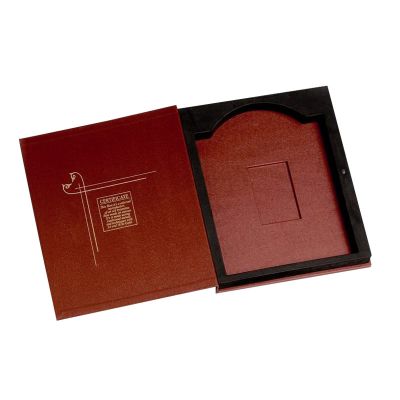 Икона Николая Чудотворца, красный с золотом-2