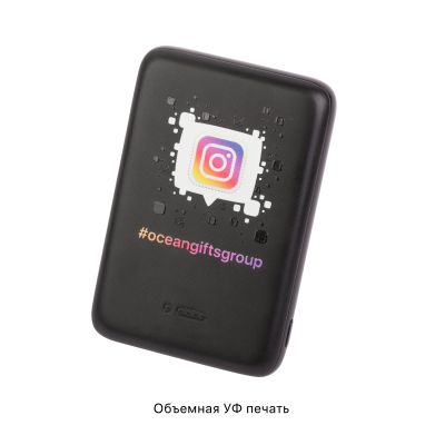 Беспроводное зарядное устройство CamerON, 5000 mAh, черный-4