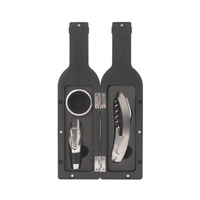 Набор винный Виват в футляре, черный-0